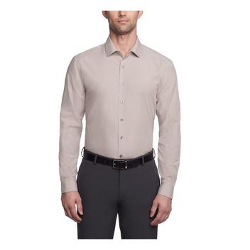 Camisa Social Kenneth Cole Unlisted Slim Fit Azul Claro Para Homens