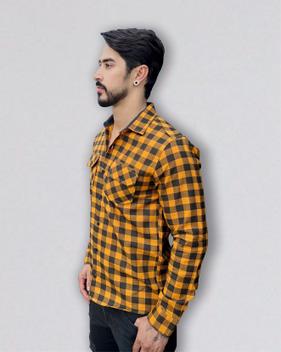 Camisa Xadrez Fashion (kin18) Algodão 6005 Trabalho