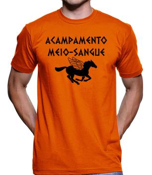 Camiseta Percy Jackson Acampamento Meio Sangue, Camiseta Feminina Usado  88709627