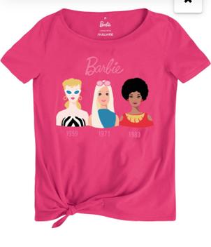 camiseta barbie masculina