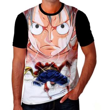 Camiseta Camisa One Piece Desenho Serie Anime Menino K37_x000D_