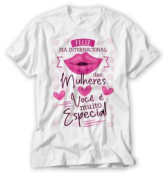 camiseta dia da mulher você é muito especial - VIDAPE - Camiseta ...
