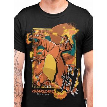 Camisa Anime Pokemon Evolution - BeN Camisaria