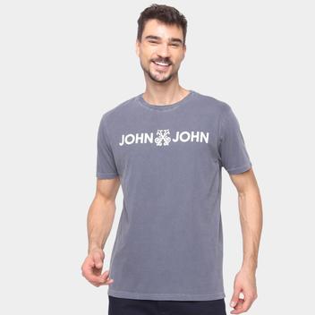 Camiseta John John Básica Masculina - Camiseta Masculina - Magazine Luiza