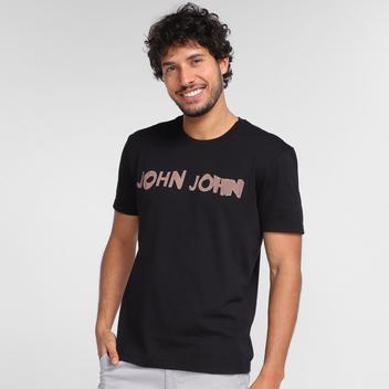 Camiseta John John Básica Logo Masculina - Camiseta Masculina - Magazine  Luiza