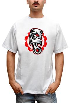 Camiseta masculina Desenho Motor V8 Carro Diagrama Camisa Blusa Branca  Estampada no Shoptime