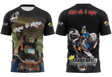 Camisa Babylook Feminina Estilo Quebrada Moto Grau É Arte 244 Não É Crime -  3F Sports - Camiseta Feminina - Magazine Luiza