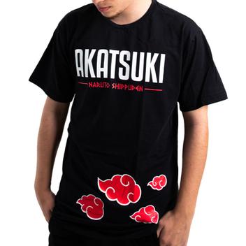 Camiseta Naruto Akatsuki Chemical - Preto