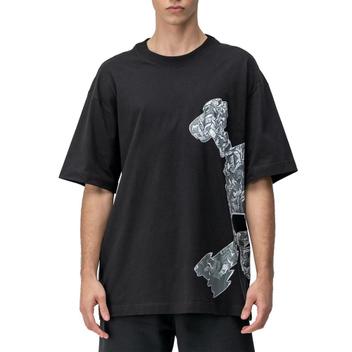 Camiseta Oakley Big Skull Masculina - Preto+Cinza