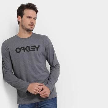 Camiseta Oakley Masculina Manga Longa Mark Ii Ls Tee Branca