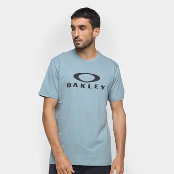 Camiseta Oakley O-Bark Branca/Preta - Camisa e Camiseta Esportiva -  Magazine Luiza