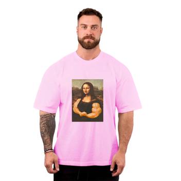 Camiseta Oversized Masculina Treino Academia Maromba Monalisa Fitness ...