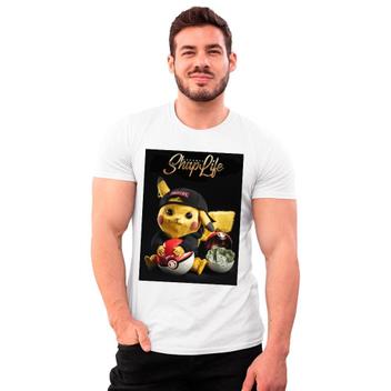 Camiseta Pikachu Pokebola Dinheiro Money Pokemon Fofo Cute - Shap Life -  Camiseta Feminina - Magazine Luiza