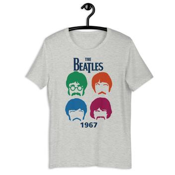 The Beatles Camiseta Let It Be Recording Shots Band Logo Oficial Para