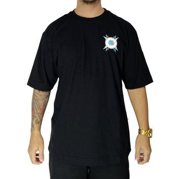 Camiseta Trip Side Oversized Fox Graffiti Preto - Outros Moda