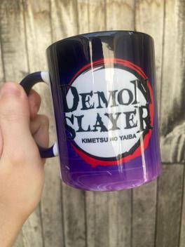 Caneca Demon Slayer Tanjiro Fight - Interior E Alça Branca