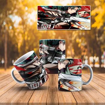 Caneca Attack on Titan shingeki no kyojin - Kaezu - Caneca - Magazine Luiza