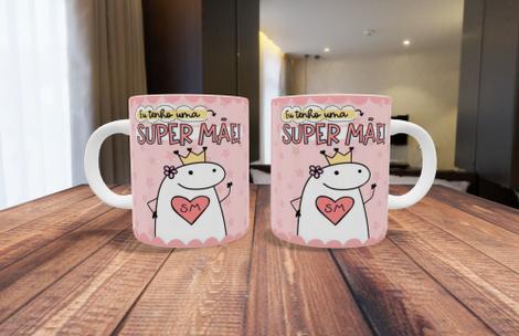 Caneca Super Mãe Meme Flork Boneco Palito Dia das Mães de Porcelana -  egvpersonalizados - Caneca - Magazine Luiza