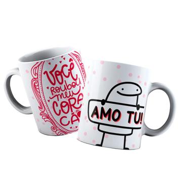 Caneca Dia dos Namorados FLORK - Você Roubou Meu Coração