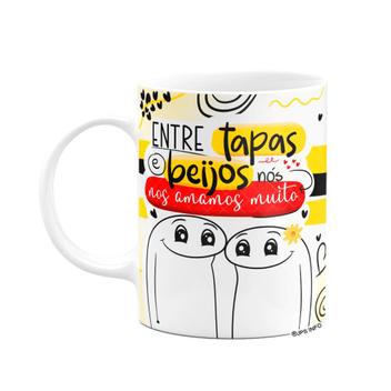 Caneca Flork Namorados Apaixonados Complicada E Perfeitinha Caneca Branca