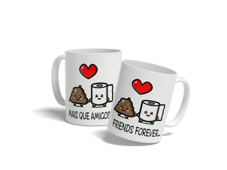 Caneca Mais Que Amigos Friends Forever - Lorraine Canecas