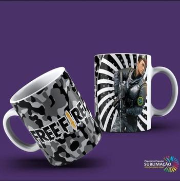 Caneca Estampada – HAYATO FREE FIRE – Criação Visual