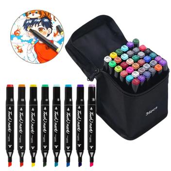 Canetas Coloridas Para Pintar Touch 36 Cores Permanente Cores Vivas ...
