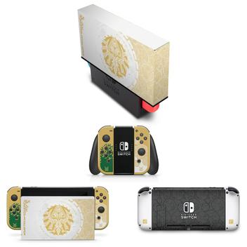 Capa Anti Poeira e Skin Nintendo Switch - Zelda Ocarina Of Time em