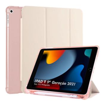 Capa Case Ipad 9 9ª Geração 2021 Smart Porta Pencil Anti Impacto ...