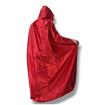 Capa Con Capucha Capa Larga Disfraz De Vampiro Halloween Adulto Unisex