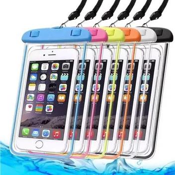 Capa De Celular Impermeável Proteção Mergulho Chuva Piscina - Kapbom ...