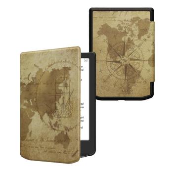 Custodia Pieghevole Origami Per Pocketbook Verse/PRO/Color/Vivlio Light - Cover Magnetica Con Stand, Lavanda - Foto 10