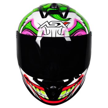 Capacete Moto Asx Joker Coringa Queen Arlequina Draken - Capacete
