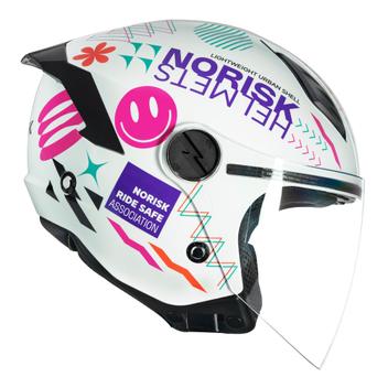 Capacete norisk neo buddy rosa - Norisk Capacetes - Capacete de Moto ...