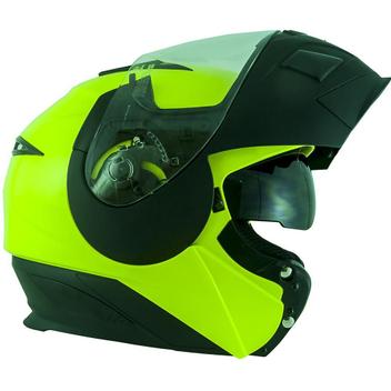Capacete Zeus Escamoteavel 3020 Chin Amarelo Fluo Tam 58 - Shark