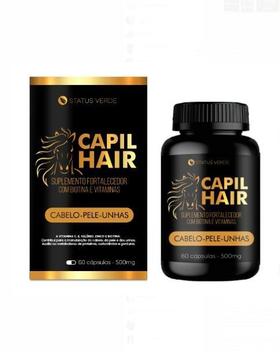 Capil Hair 60 Cápsulas 500mg Status Verde - Nutricosméticos - Magazine ...