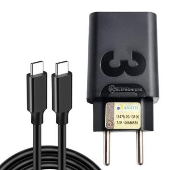 Carregador TURBO Original Lehmox 30W Compativel Para Galaxy Tab