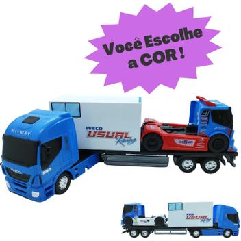 Caminhão + Carreta Iveco Racing Copa Truck 450 - Usual Brinquedos no  Shoptime