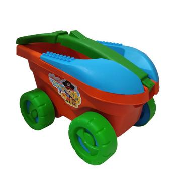 Jogo de Praia Carrinho Feira Infantil Kit 10pcs Bel Brink na