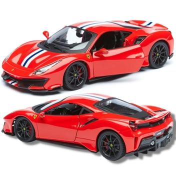 Carrinho Coleção Miniatura Ferrari 18 Cm 1:24 Burago Abre Porta VR ...