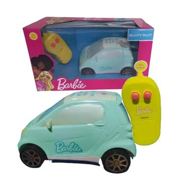 Carrinho De Controle Remoto Beuty Pilot Barbie 3 Funções Candide - 1835