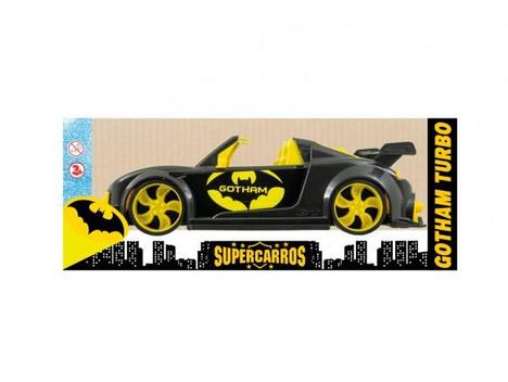Carrinho De Brinquedo Grande Batman Gotham Preto Kendy - Carrinho