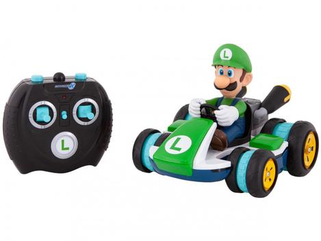 Super Mario Carro Controle Remoto Luigi Kart Racer - Candide