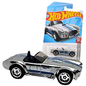 2008 Hot Wheels Team: Engine Revealers - Shelby Cobra 427 S/C Diecast Car (1:64 Scale)