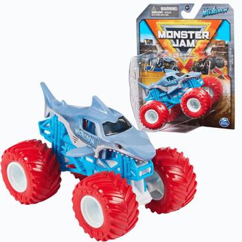 小物 jam Carrinho Monster Jam 1:64 Megalodon Pneu Vermelho Sunny 2025