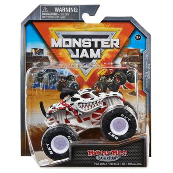 Compre Carrinho Monster Jam - Escala 1:64 - Dalmatian Branco aqui