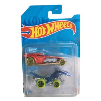 Carrinho Hot Wheels Die Cast FVN40 Sortido - Embalagem com 2 Peças