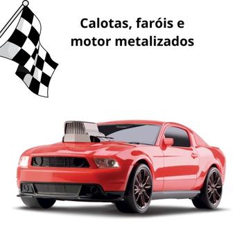 Carro Carrinho Corrida Infantil 34cm Preto Legends Motor OMG - Omg