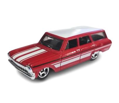 Hot Wheels '64 Chevy Nova Delivery - Veicolo In Scala 1:64, Die-cast Con Decorazioni. Modello Da Collezione Mattel, Venduto Singolarmente.