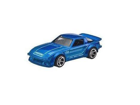 Carro Colecionável Hot Wheels - Mazda RX-7 (Azul) - Mattel - Carrinho ...